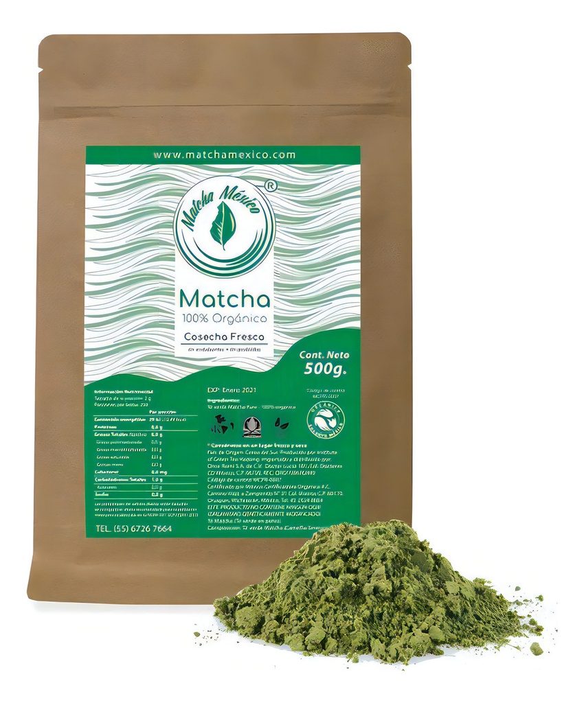 Matcha Orgánico 500g 100% Puro