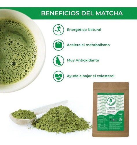 Matcha Orgánico 500g 100% Puro