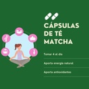 Cápsulas De Té Verde Matcha Orgánico 120 Cápsulas Veganas