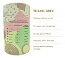 Té Negro Earl Grey 80g Para Infusión Para Digestion Energía
