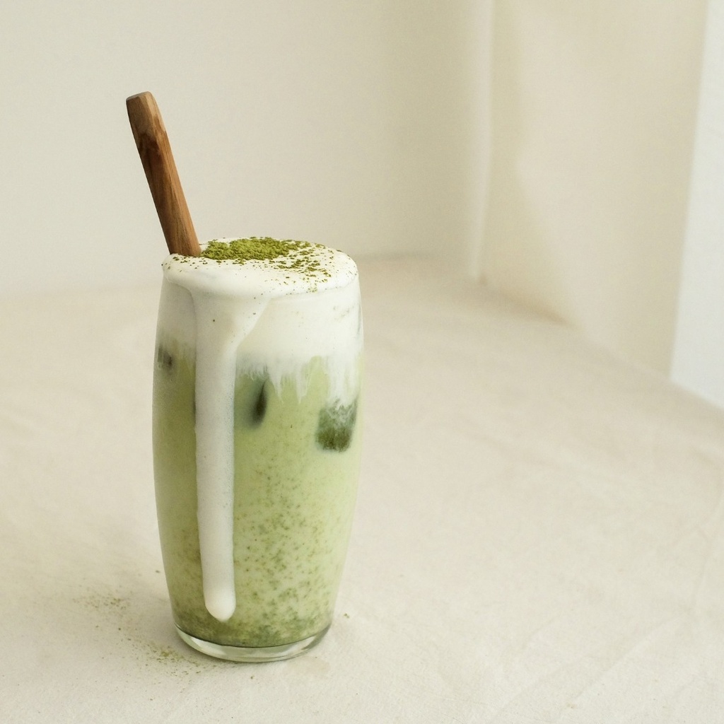 Matcha Endulzado 1 Kg Con Azúcar Mascabado Para Bebidas Rica