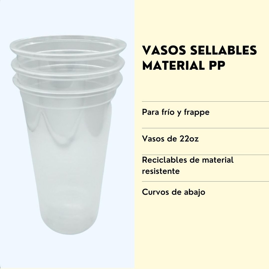 Vasos PP 95mm