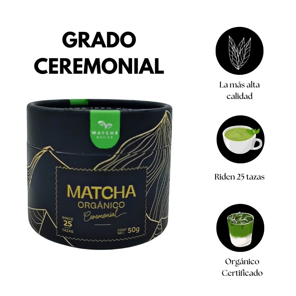 Matcha Ceremonial 50g Orgánico Matcha México