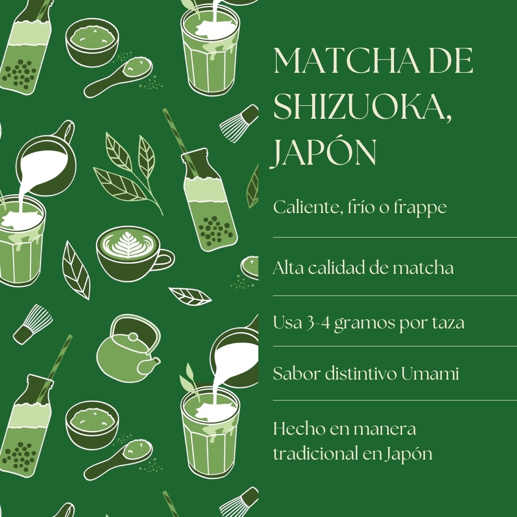 Matcha Japones 500g Grado Ceremonial 100% Puro Para Bebidas