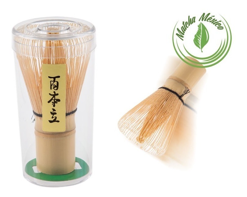 Chasen Con Cucharita De Bambú Para Batir Matcha Envío Gratis