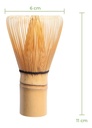 Chasen Con Cucharita De Bambú Para Batir Matcha Envío Gratis