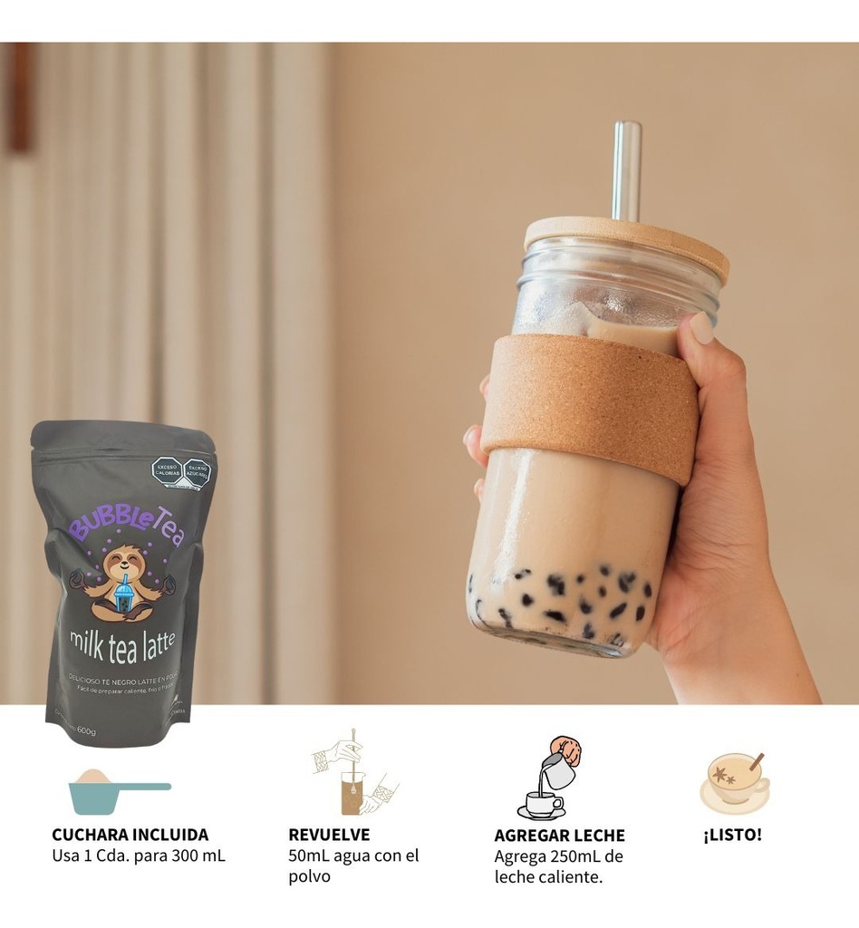 Te Milk Tea Original Bubble Tea 600g Mezcla En Polvo