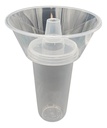 Vasos Con Bowl 200 Pzs Botanero Para Papas Y Resfresco 650ml Gris