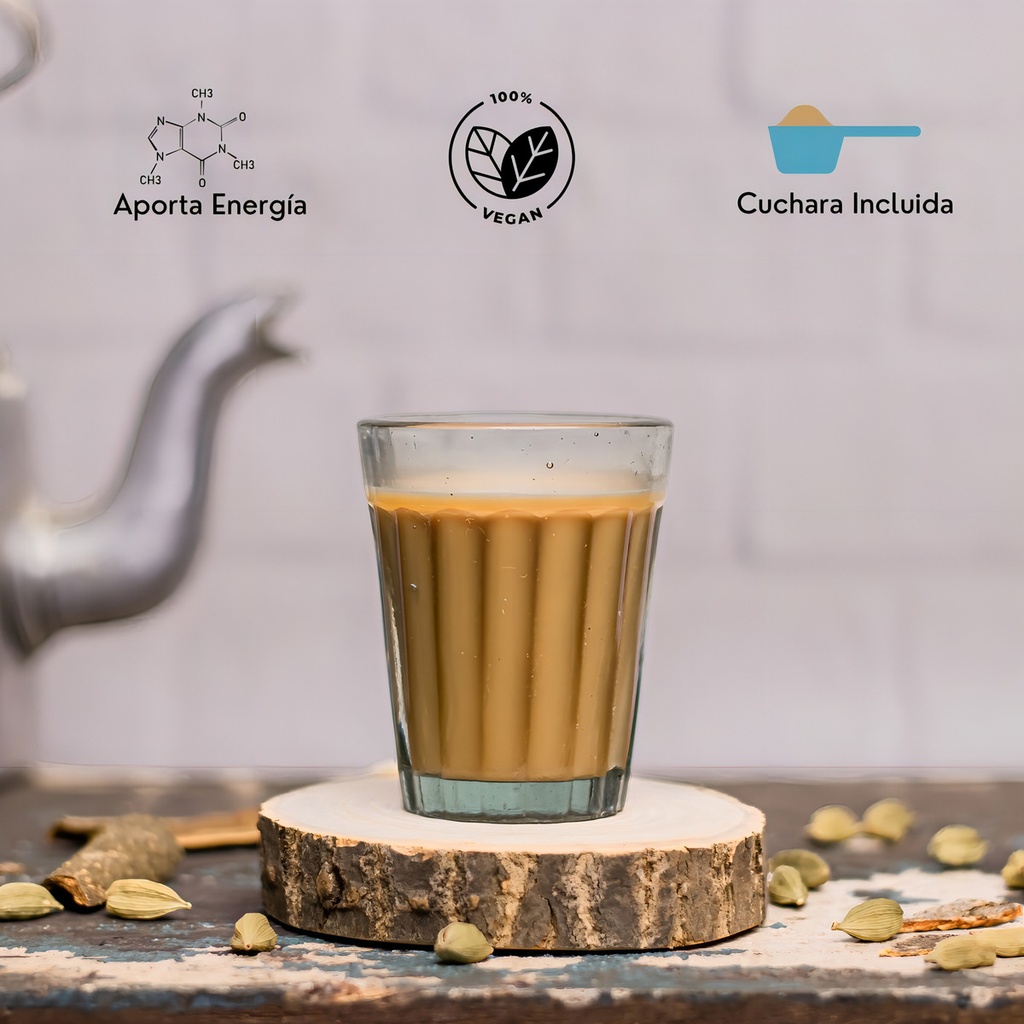 Chai Endulzado 1 Kg Con Azúcar Mascabado Para Bebidas Ricas