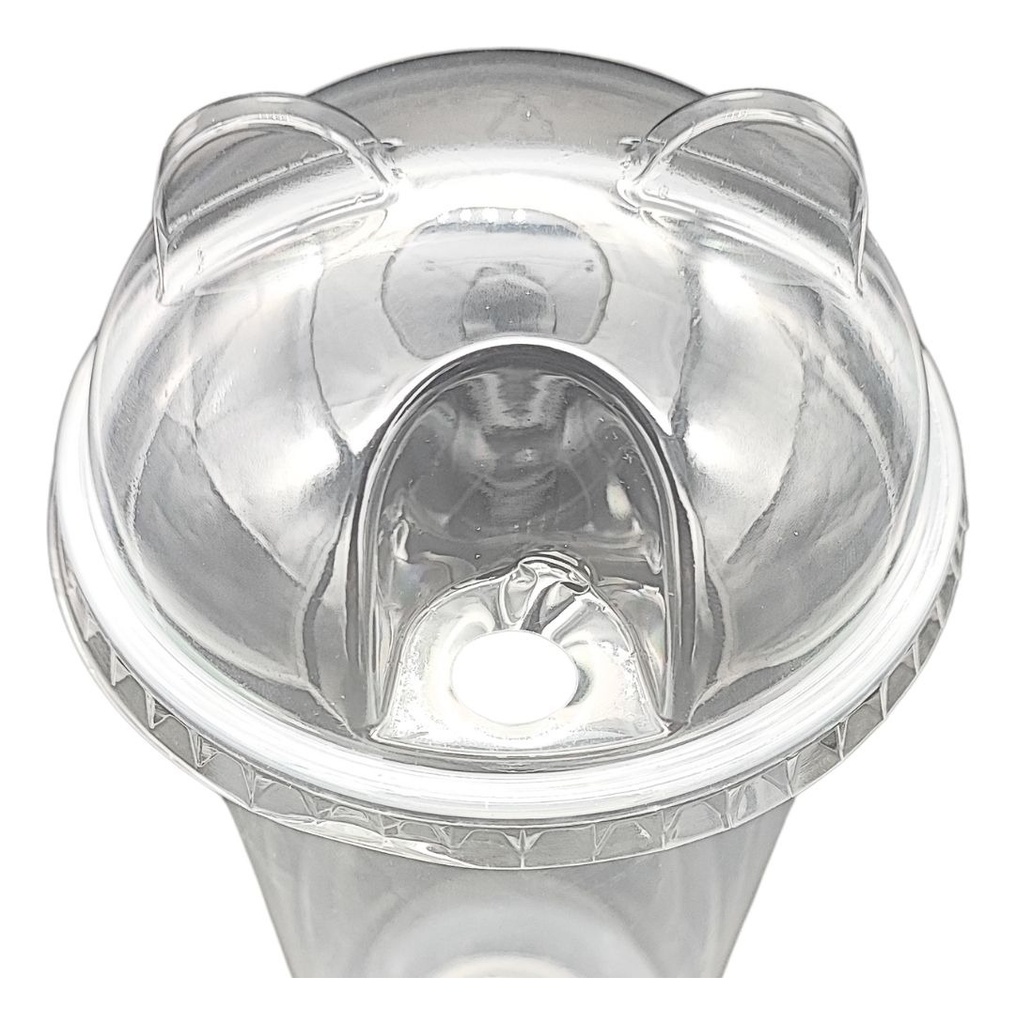 Vasos Curvos Pp 16 Oz 450 Ml Con Tapa Boquilla 500 Pzas