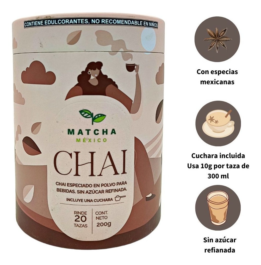 Matcha México Chai Polvo - 1 - Unidad - 1 - 200 G