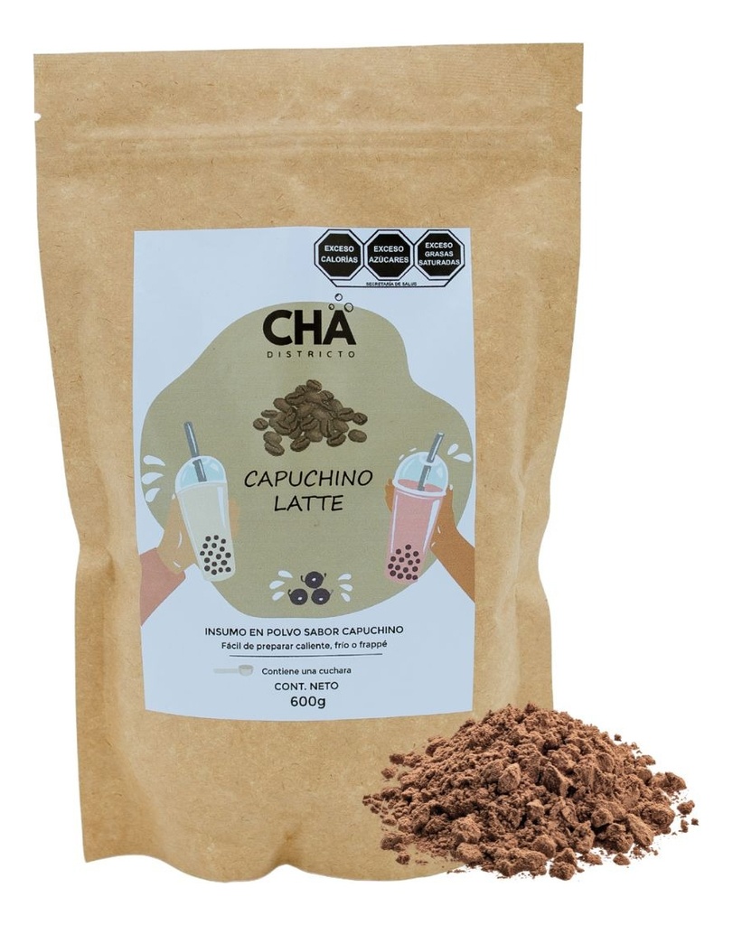 Base Para Frappé Capuchino 600g - Cremoso Y Delicioso