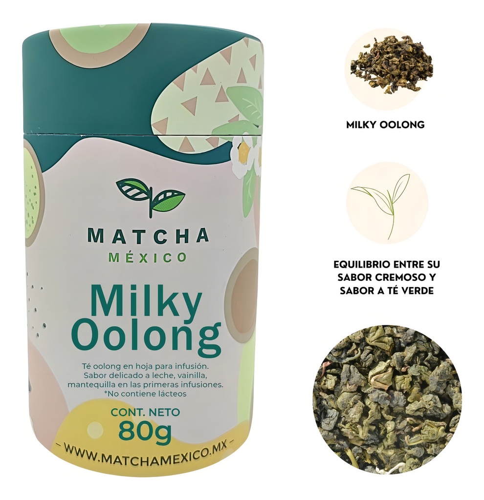 Té Milky Oolong 80g Para Infusión Aporta Antioxidantes