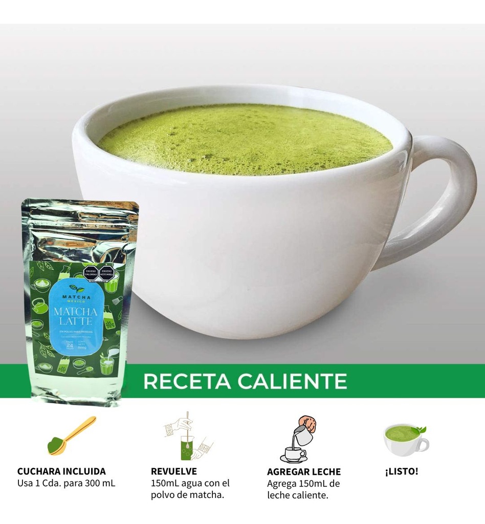 Matcha Latte 600g En Polvo Para Hacer Bebidas O Frappe