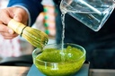 Chasen: Batidor Para Matcha 100 Cerdas Para Espumar Matcha Beige