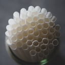 Popotes Desechables Estuchado Individualmente 6 y 12 mm