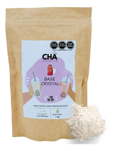 Base Crystal Sin Lácteos Para Frappe De Frutas o De Agua