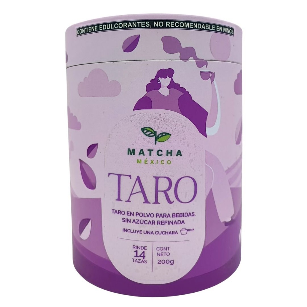 Taro Puro Orgánico Para Bebidas Y Postres 100% Puro