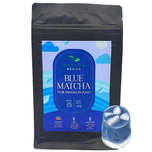 Blue Matcha Té Azul Polvo