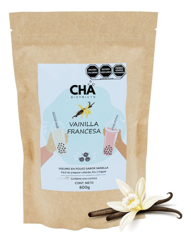 [vainilla-latte] Vainilla Francesa Latte 600g Para Bebidas Calientes y Frappes
