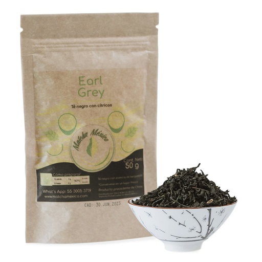 Té Earl Grey Con Bergamota