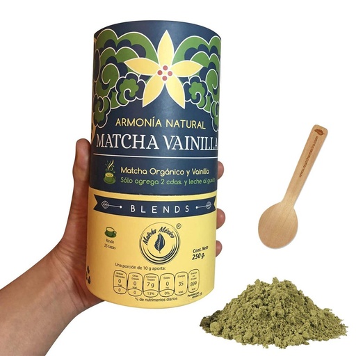 Matcha Con Vainilla Para Bebidas Sin Azúcar Añadida